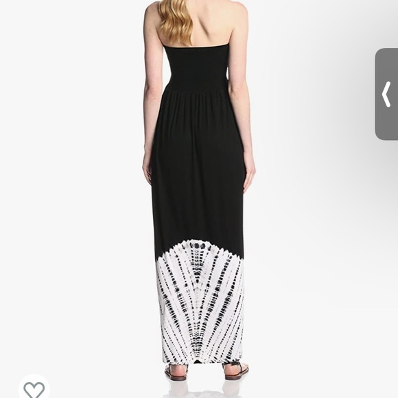 Karen Kane Smocked Strapless Tie dye maxi dress - Picture 3 of 4